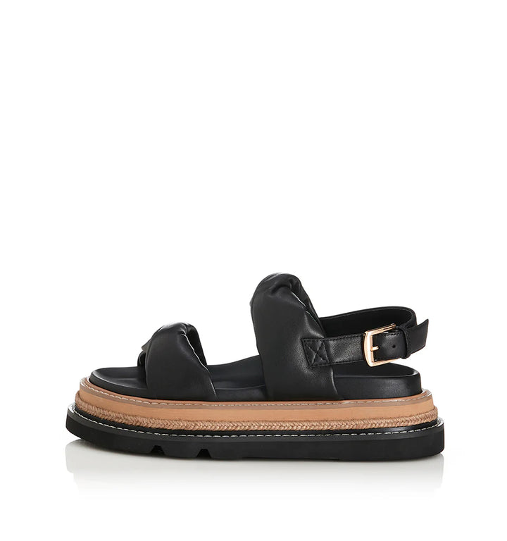 ALIAS MAE Womens Vee Leather Sandals - Black, WOMENS SHOES, ALIAS MAE, Elwood 101