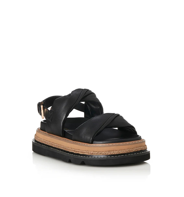 ALIAS MAE Womens Vee Leather Sandals - Black, WOMENS SHOES, ALIAS MAE, Elwood 101