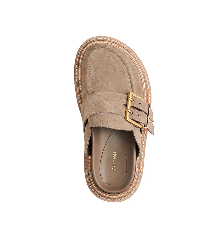 ALIAS MAE Womens Vella Natural Suede Leather Sandals, WOMENS SHOES, ALIAS MAE, Elwood 101
