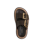 ALIAS MAE Womens Velora Leather Sandals - Chocolate, WOMENS SHOES, ALIAS MAE, Elwood 101