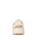 ALIAS MAE Womens Yvette Chunky Flatform Sandals - Bone Raffia, WOMENS SHOES, ALIAS MAE, Elwood 101