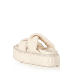 ALIAS MAE Womens Yvette Chunky Flatform Sandals - Bone Raffia, WOMENS SHOES, ALIAS MAE, Elwood 101