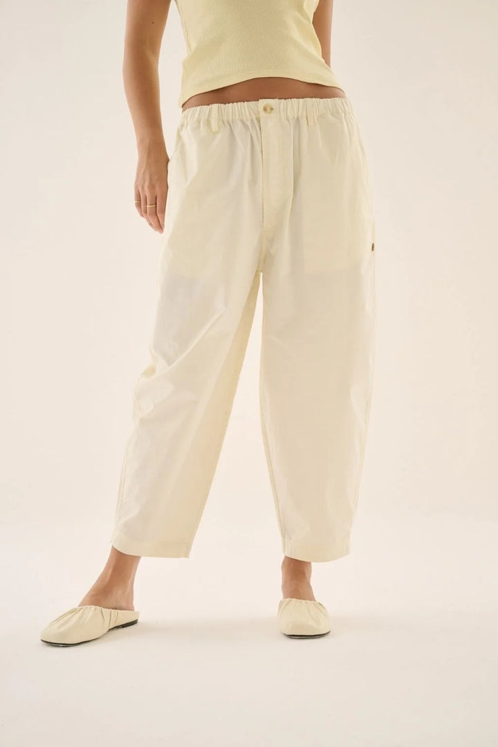 ARAMINTA JAMES Womens AJ Barrel Pant in Coconut, WOMENS PANTS, ARAMINTA JAMES, Elwood 101