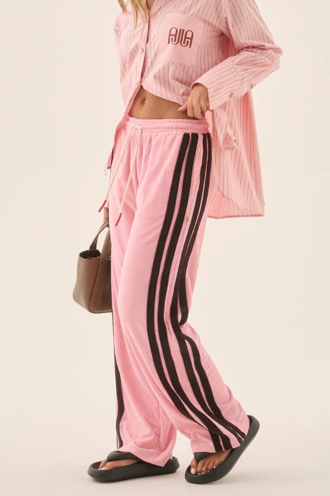 ARAMINTA JAMES Womens AJ Terry Pant in Candy Pink, WOMENS TRACK PANTS, ARAMINTA JAMES, Elwood 101