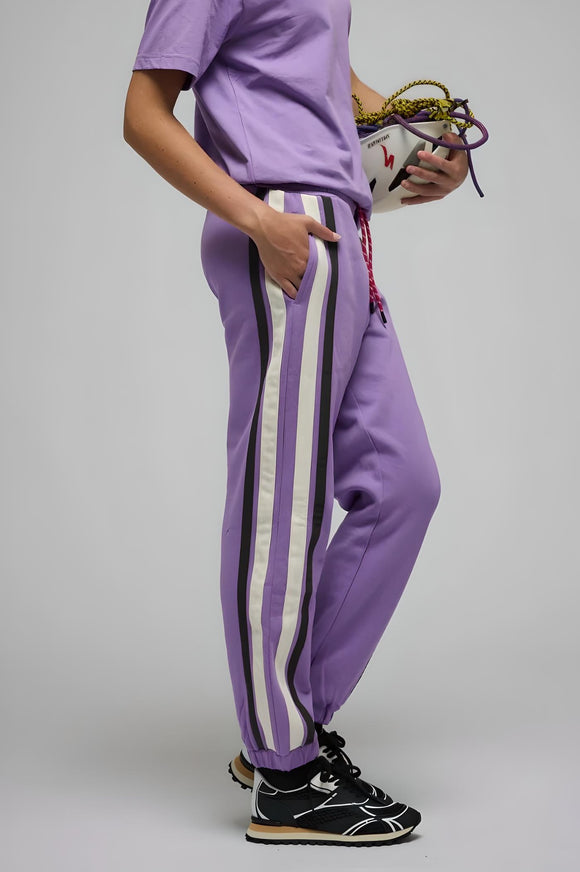 ARAMINTA JAMES Womens Bisous Trackpant Violet