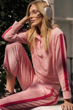 ARAMINTA JAMES Womens Mara Velour Sweater Blush