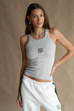 ARAMINTA JAMES Womens Monogram Tank Grey Marle, WOMENS TEES & TANKS, ARAMINTA JAMES, Elwood 101
