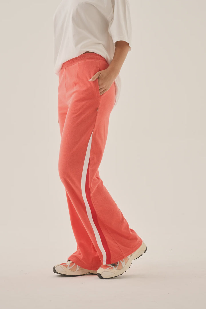 ARAMINTA JAMES Womens Palmera Terry Trackpant in Soft Coral