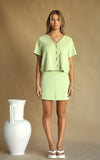 ARAMINTA JAMES Womens Breeze Terry Top - Pistachio, WOMENS TOPS & SHIRTS, ARAMINTA JAMES, Elwood 101