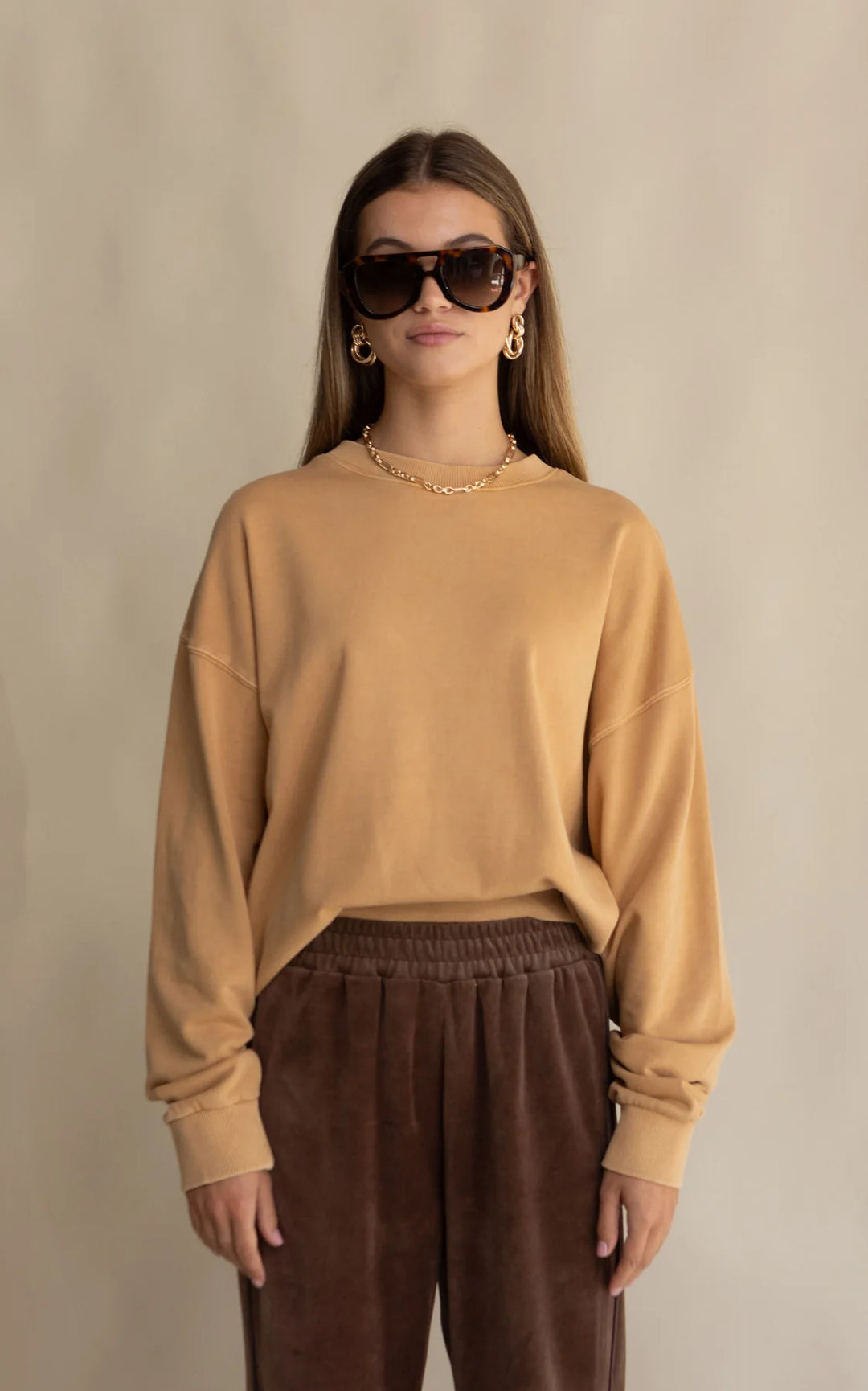 ARAMINTA JAMES Womens C'est Bon Sweatshirt - Ecru, General, ARAMINTA JAMES, Elwood 101