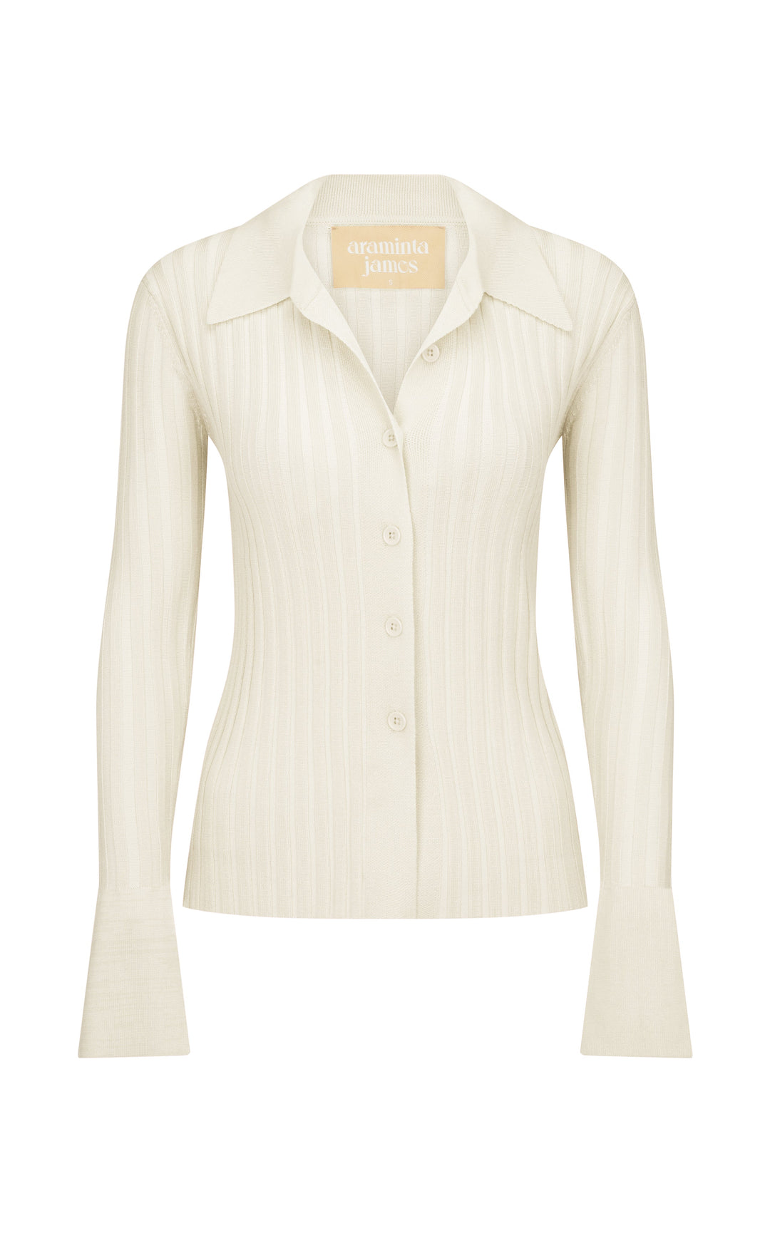 ARAMINTA JAMES Womens Moon Rise Knit Top - Eggnog, WOMENS TOPS & SHIRTS, ARAMINTA JAMES, Elwood 101