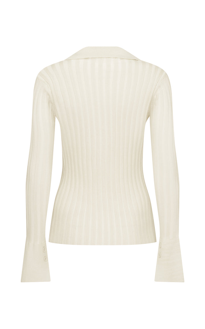 ARAMINTA JAMES Womens Moon Rise Knit Top - Eggnog, WOMENS TOPS & SHIRTS, ARAMINTA JAMES, Elwood 101