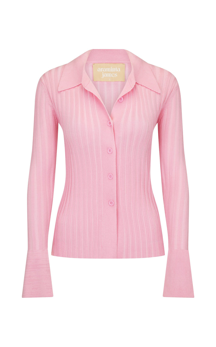 ARAMINTA JAMES Womens Moon Rise Knit Top - Peony, WOMENS TOPS & SHIRTS, ARAMINTA JAMES, Elwood 101
