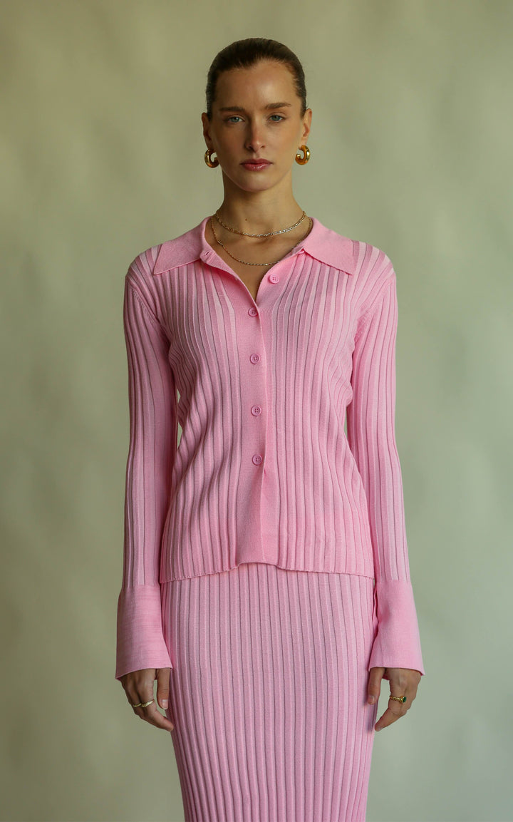 ARAMINTA JAMES Womens Moon Rise Knit Top - Peony, WOMENS TOPS & SHIRTS, ARAMINTA JAMES, Elwood 101