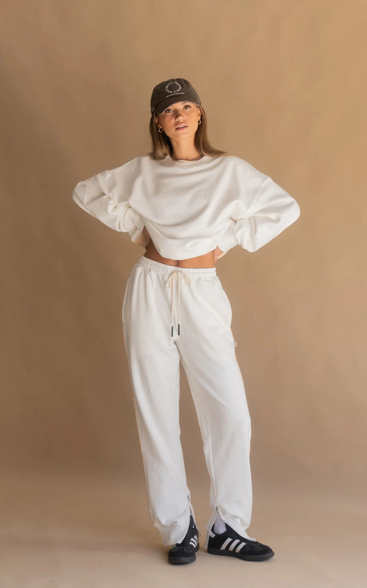 ARAMINTA JAMES Womens Riviera Sweatpant - Snow, WOMENS TRACK PANTS, ARAMINTA JAMES, Elwood 101