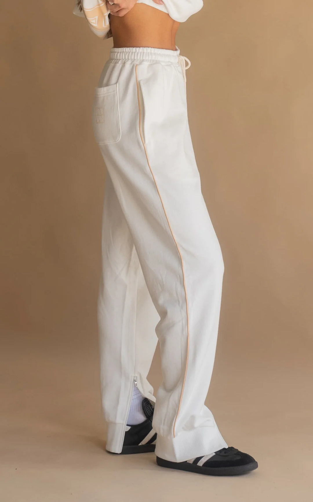 ARAMINTA JAMES Womens Riviera Sweatpant - Snow, WOMENS TRACK PANTS, ARAMINTA JAMES, Elwood 101