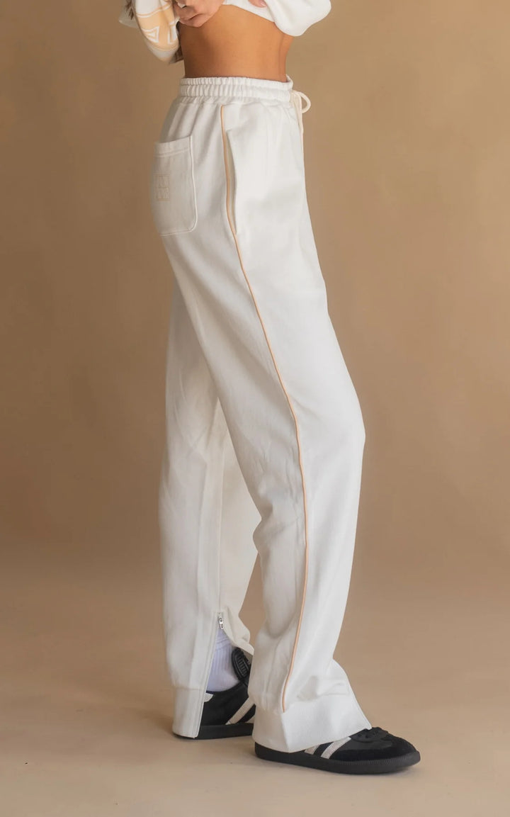 ARAMINTA JAMES Womens Riviera Sweatpant - Snow, WOMENS TRACK PANTS, ARAMINTA JAMES, Elwood 101