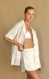 ARAMINTA JAMES Womens Waimea Cotton Shirt Set - Vanilla, WOMENS TOPS & SHIRTS, ARAMINTA JAMES, Elwood 101
