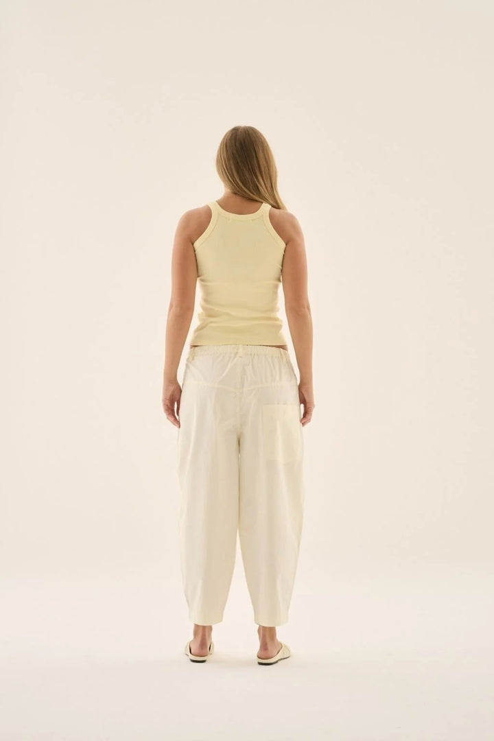 ARAMINTA JAMES Womens AJ Barrel Pant in Coconut, WOMENS PANTS, ARAMINTA JAMES, Elwood 101