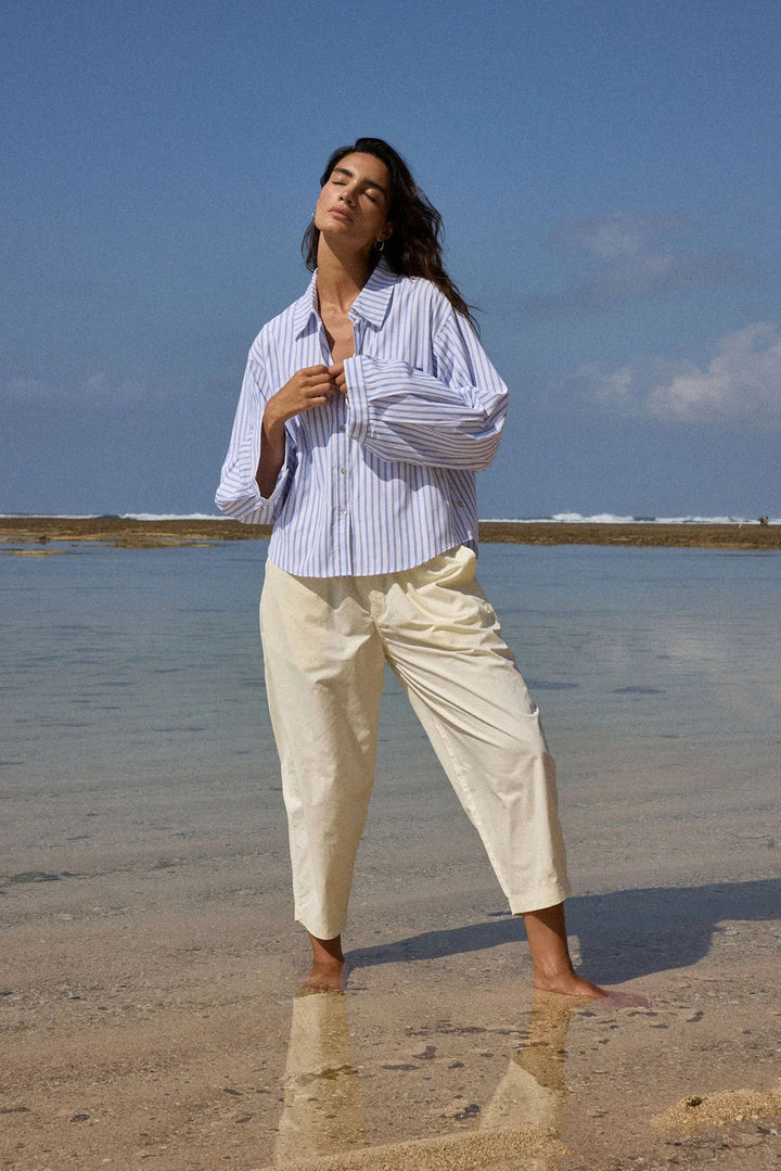 ARAMINTA JAMES Womens AJ Barrel Pant in Coconut, WOMENS PANTS, ARAMINTA JAMES, Elwood 101