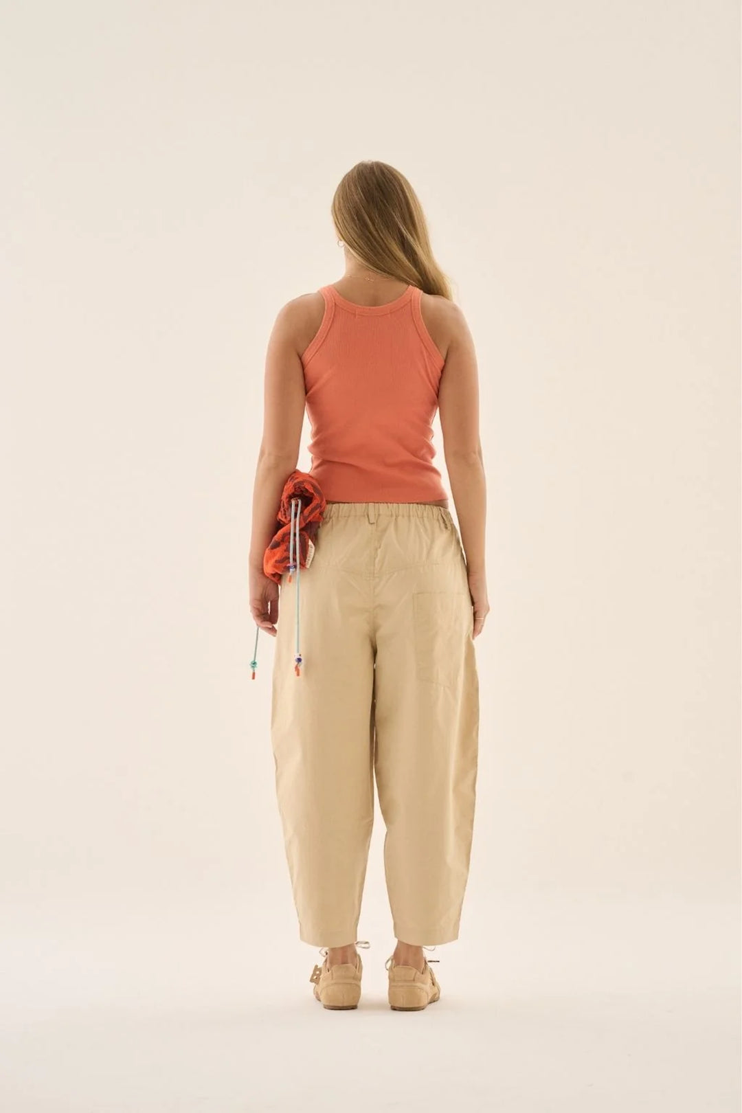 ARAMINTA JAMES Womens AJ Barrel Pant in Sand, WOMENS PANTS, ARAMINTA JAMES, Elwood 101