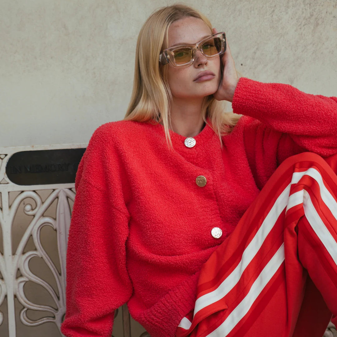 ARAMINTA JAMES Womens Aime Cardigan Coral, WOMENS KNITS & SWEATERS, ARAMINTA JAMES, Elwood 101