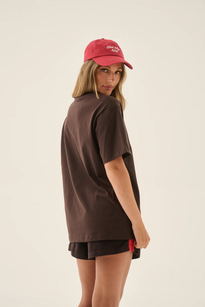 ARAMINTA JAMES Womens Chilli Tee in Mocha, WOMENS TEES & TANKS, ARAMINTA JAMES, Elwood 101