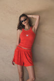 ARAMINTA JAMES Womens Crabe Tank - Lobster Red, WOMENS TEES & TANKS, ARAMINTA JAMES, Elwood 101