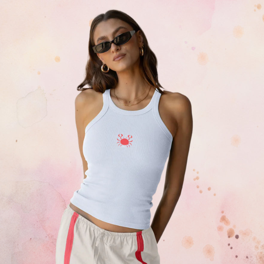 ARAMINTA JAMES Womens Crabe Tank - Snow, WOMENS TEES & TANKS, ARAMINTA JAMES, Elwood 101