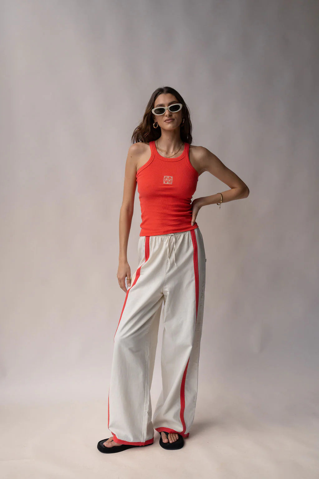 ARAMINTA JAMES Womens Del Mar Pant - Lobster Red, WOMENS PANTS, ARAMINTA JAMES, Elwood 101