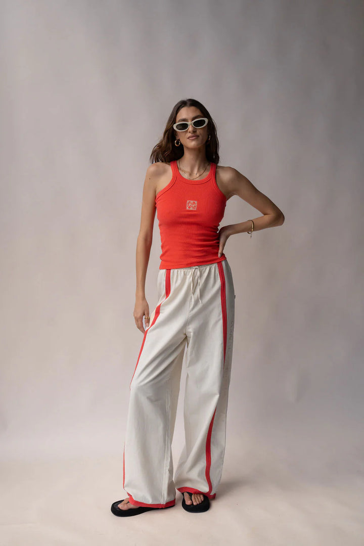 ARAMINTA JAMES Womens Del Mar Pant - Lobster Red, WOMENS PANTS, ARAMINTA JAMES, Elwood 101