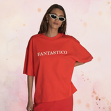 ARAMINTA JAMES Womens Fantastico Tee - Lobster Red, WOMENS TEES & TANKS, ARAMINTA JAMES, Elwood 101
