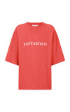 ARAMINTA JAMES Womens Fantastico Tee - Lobster Red, WOMENS TEES & TANKS, ARAMINTA JAMES, Elwood 101