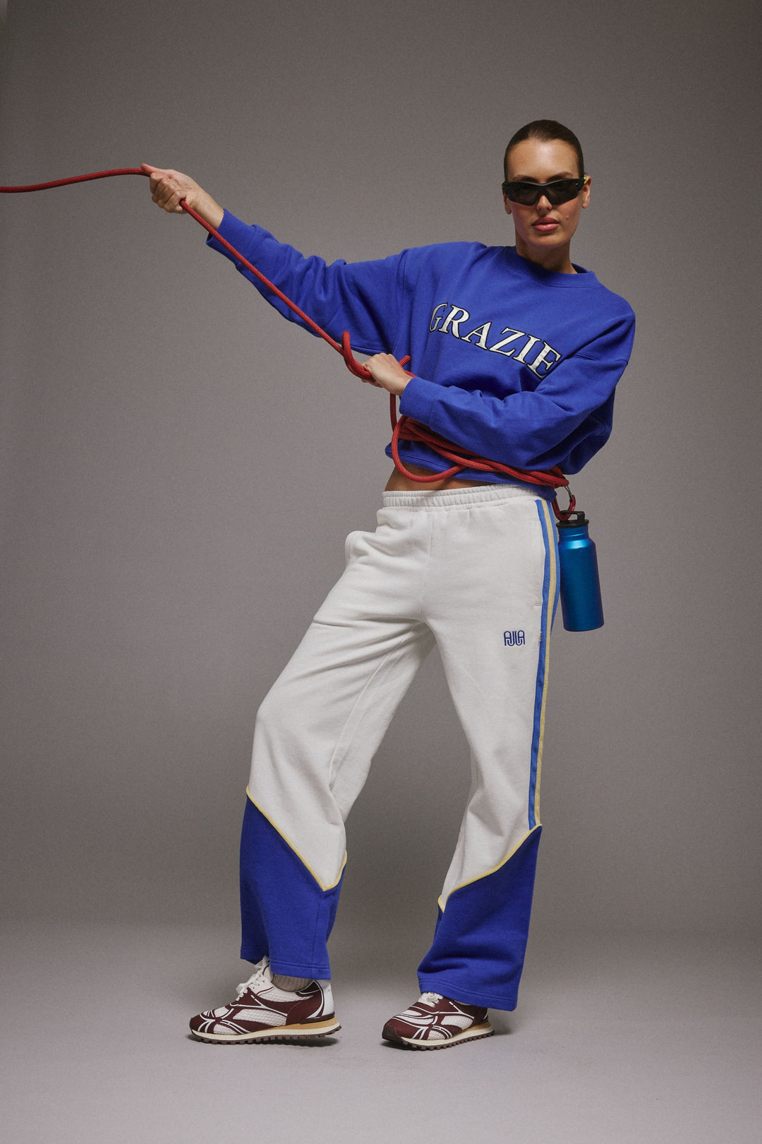 ARAMINTA JAMES Womens Grazie Sweatshirt Ultramarine, WOMENS KNITS & SWEATERS, ARAMINTA JAMES, Elwood 101