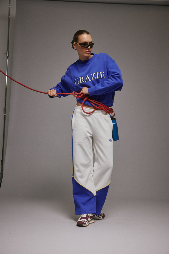 ARAMINTA JAMES Womens Grazie Sweatshirt Ultramarine, WOMENS KNITS & SWEATERS, ARAMINTA JAMES, Elwood 101