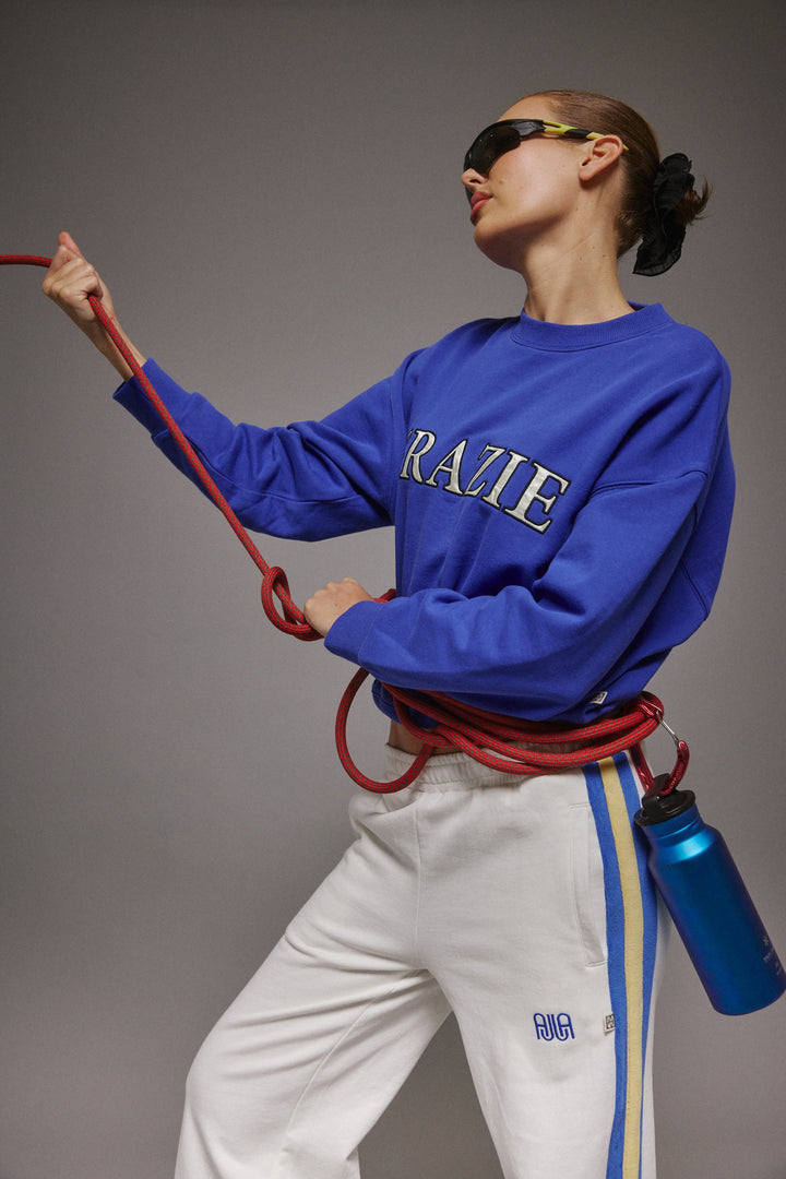 ARAMINTA JAMES Womens Grazie Sweatshirt Ultramarine, WOMENS KNITS & SWEATERS, ARAMINTA JAMES, Elwood 101