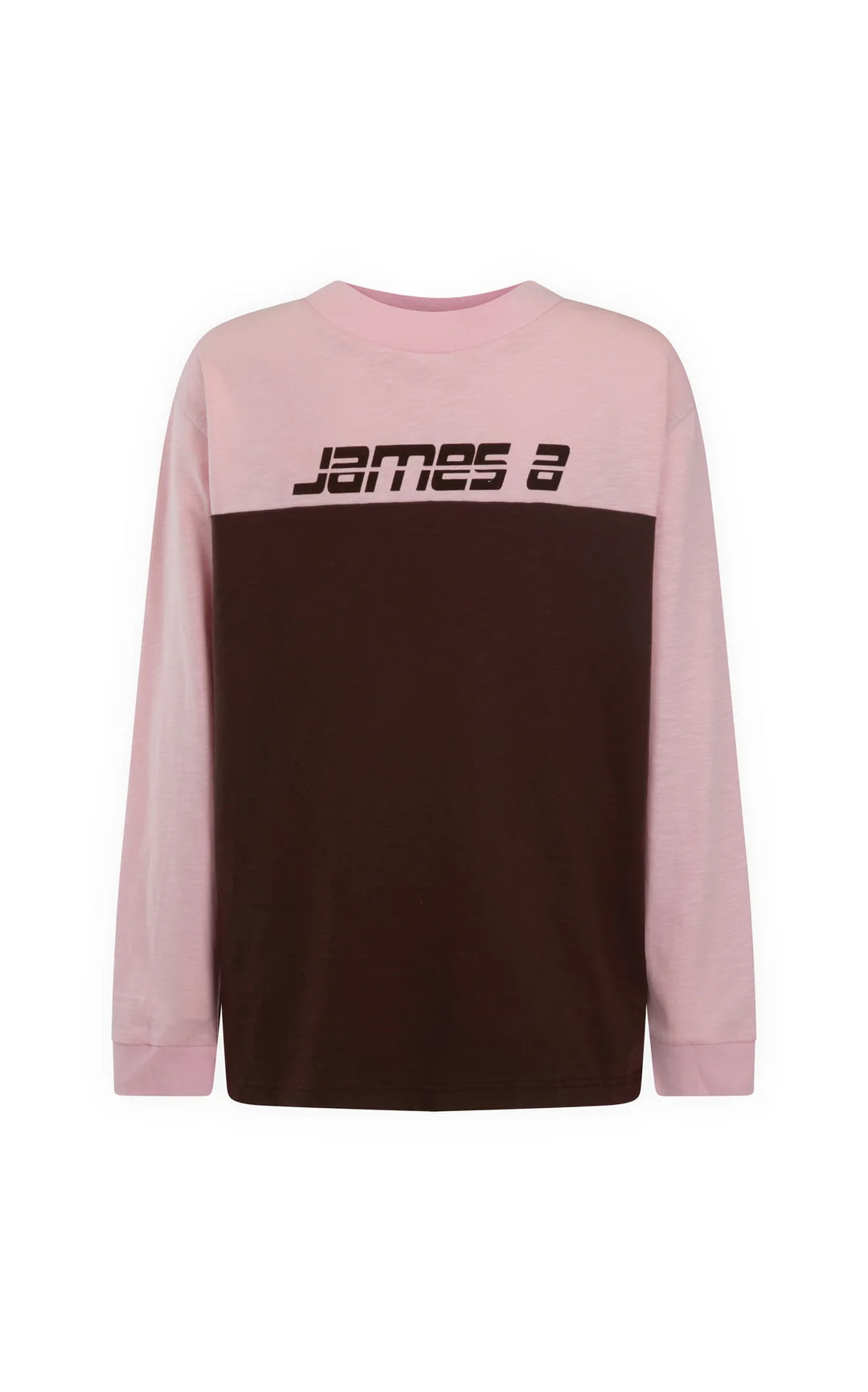 ARAMINTA JAMES Womens James Splice Long Sleeve Tee in Rose Quartz, WOMENS TEES & TANKS, ARAMINTA JAMES, Elwood 101