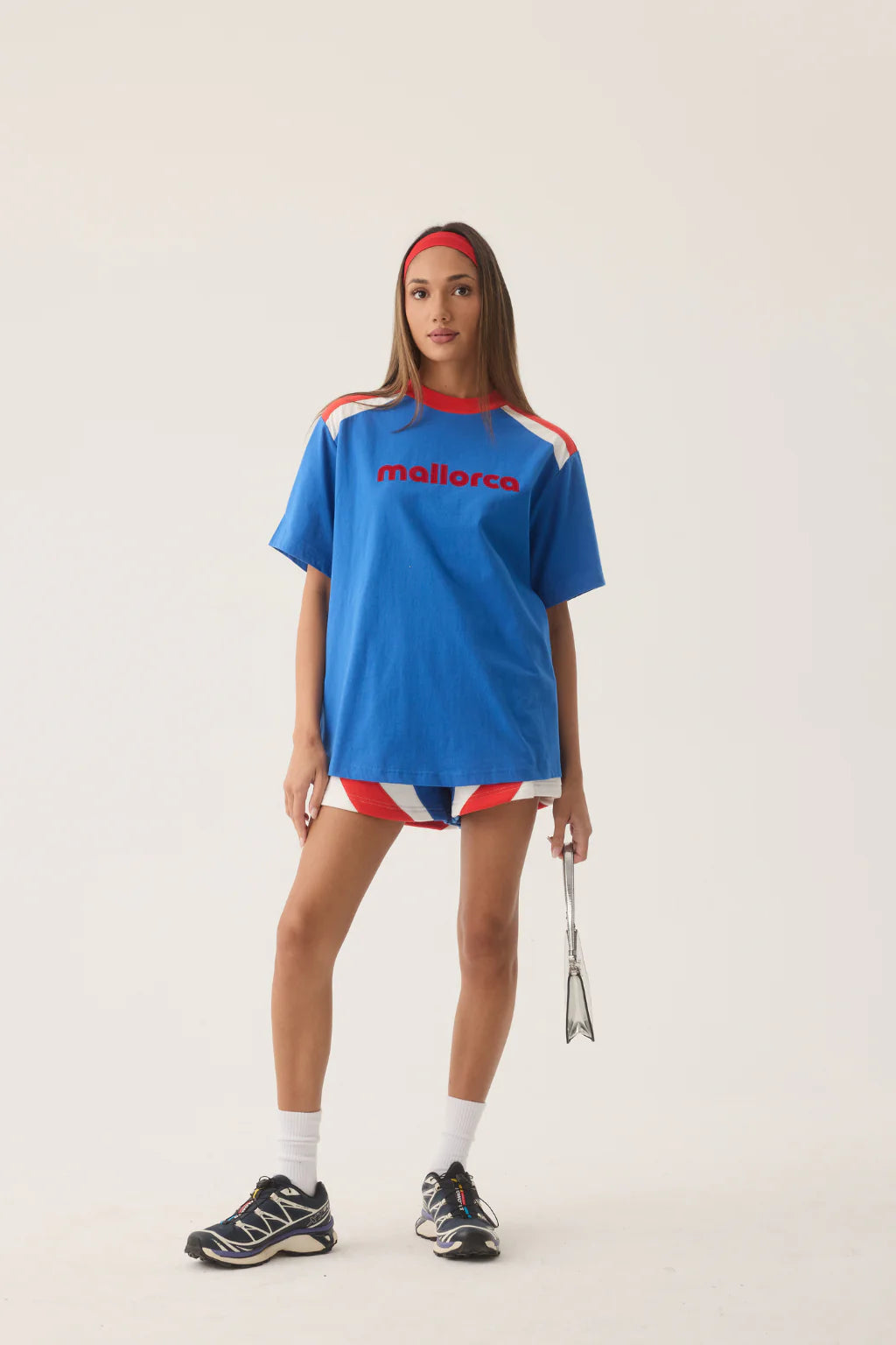 ARAMINTA JAMES Womens Mallorca Tee in Spanish Blue, WOMENS TEES & TANKS, ARAMINTA JAMES, Elwood 101