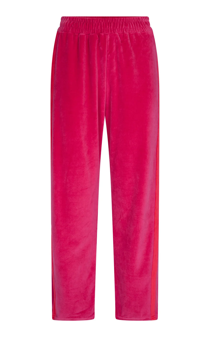 ARAMINTA JAMES Womens Mara Velour Pant Pomegranate, WOMENS TRACK PANTS, ARAMINTA JAMES, Elwood 101