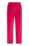 ARAMINTA JAMES Womens Mara Velour Pant Pomegranate, WOMENS TRACK PANTS, ARAMINTA JAMES, Elwood 101