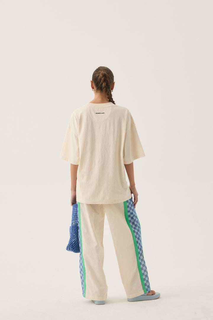 ARAMINTA JAMES Womens Margarita Oversized Tee in Natural