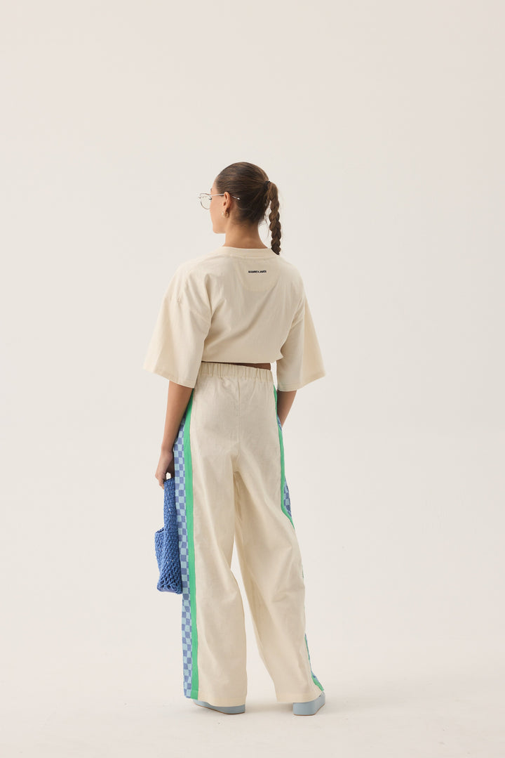 ARAMINTA JAMES Womens Margarita Oversized Tee in Natural