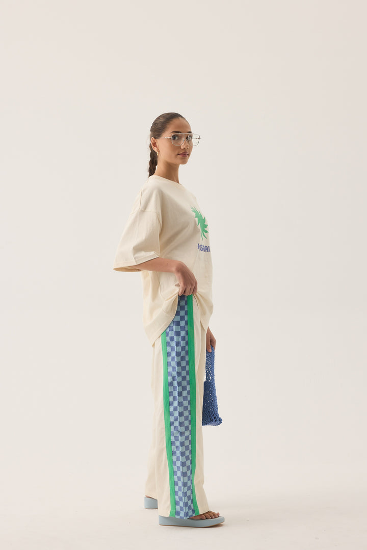 ARAMINTA JAMES Womens Margarita Oversized Tee in Natural