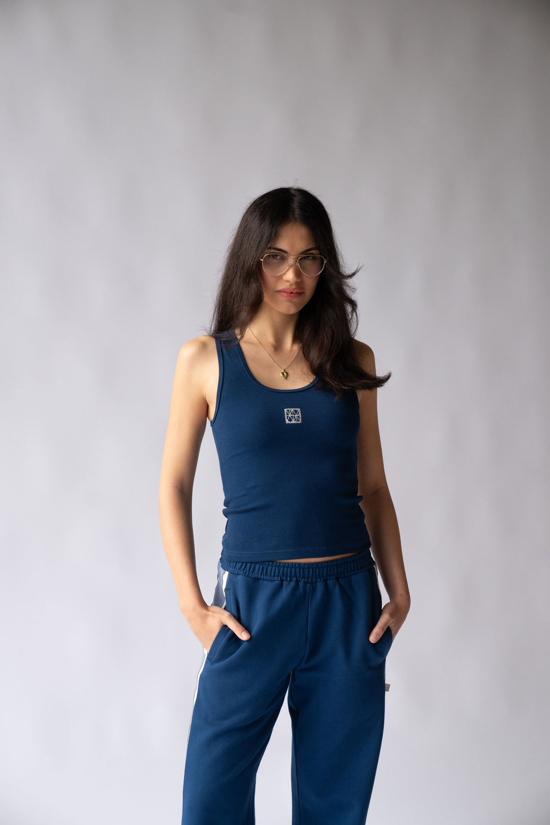 ARAMINTA JAMES Womens Mio Tank - Midnight Blue, WOMENS TEES & TANKS, ARAMINTA JAMES, Elwood 101