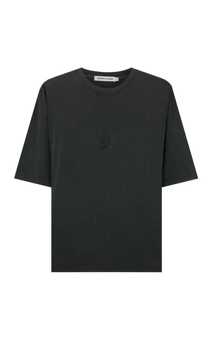 ARAMINTA JAMES Womens Original Classic Tee - Washed Black, WOMENS TEES & TANKS, ARAMINTA JAMES, Elwood 101