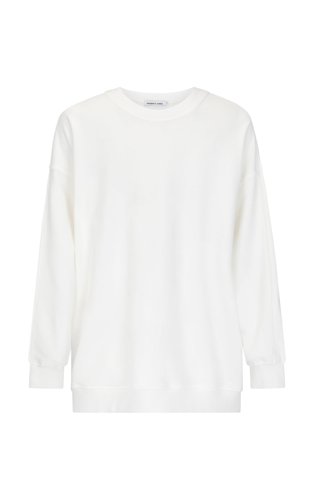 ARAMINTA JAMES Womens Oui Sweatshirt Snow, WOMENS KNITS & SWEATERS, ARAMINTA JAMES, Elwood 101