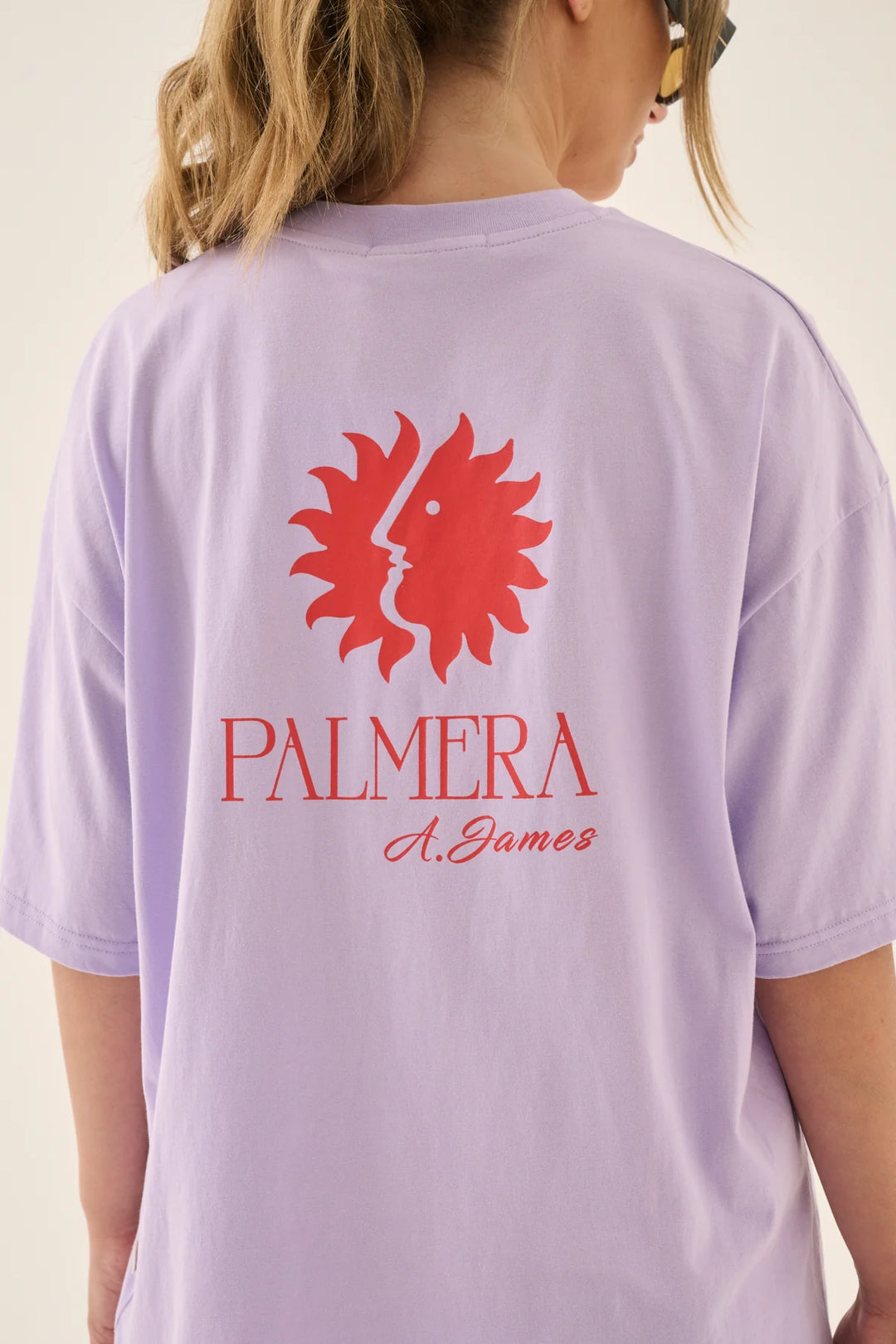 ARAMINTA JAMES Womens Palmera Sun Tee in Lavender