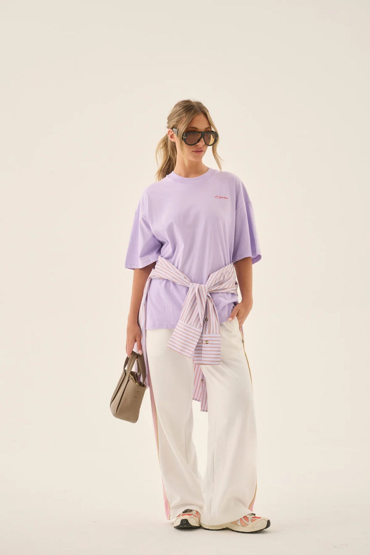 ARAMINTA JAMES Womens Palmera Sun Tee in Lavender