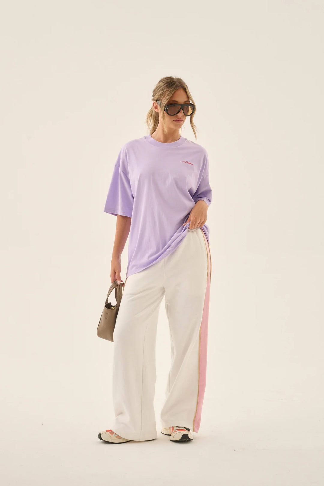 ARAMINTA JAMES Womens Palmera Sun Tee in Lavender