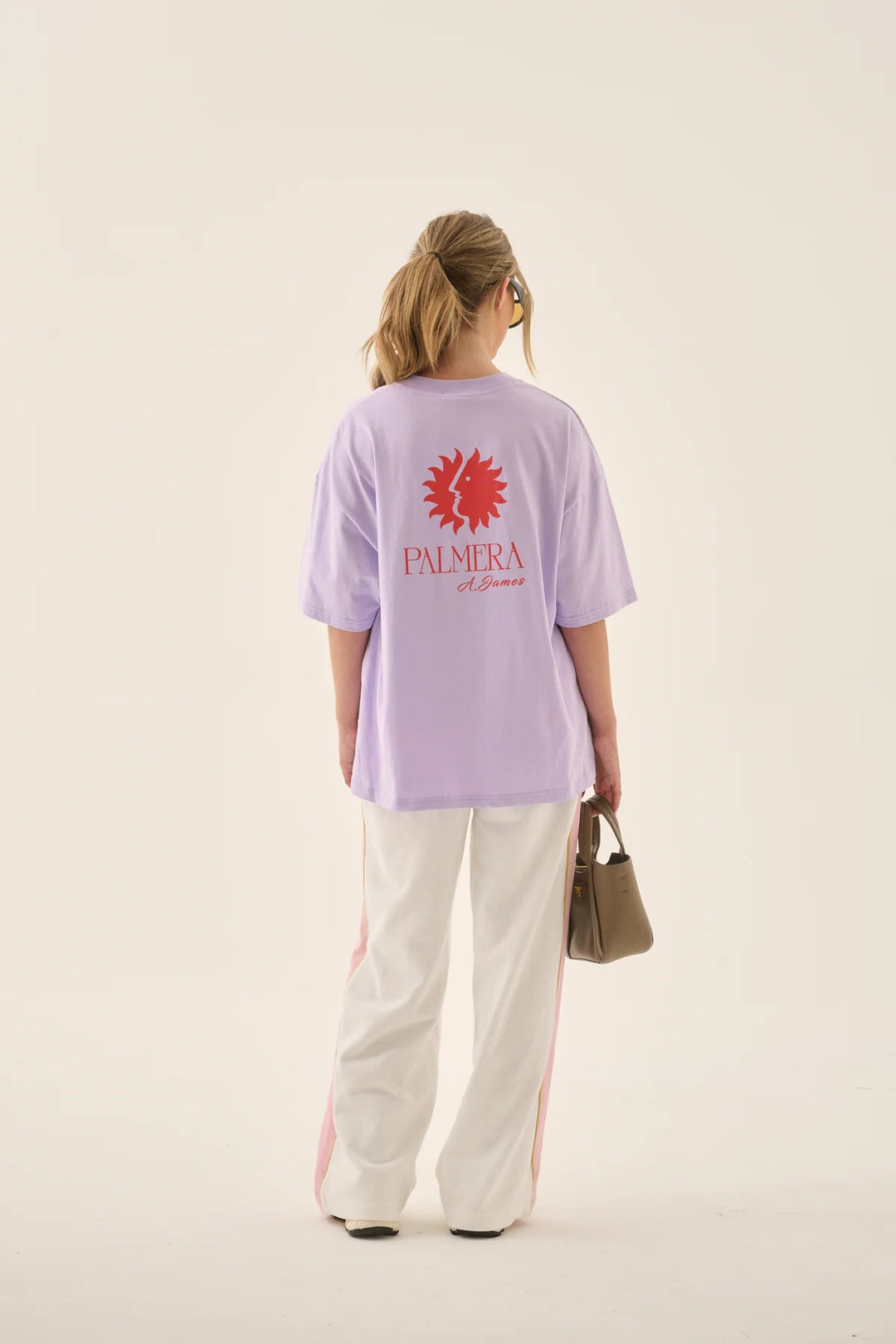 ARAMINTA JAMES Womens Palmera Sun Tee in Lavender